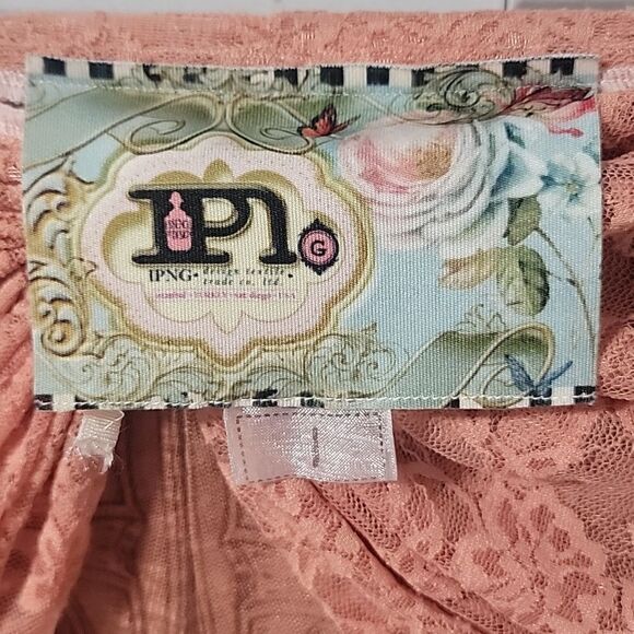 Inna Me Royal Rose Clocks Illusion Comfort Drape Pants - Picture 5 of 6